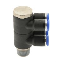 IQS Mehrfachverteiler 4 – Fach mit Außengewinde R 1/8“ – R 1/2“ IQS Standard