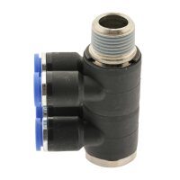 IQS Mehrfachverteiler 4 – Fach mit Außengewinde R 1/8“ – R 1/2“ IQS Standard