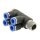 IQS Mehrfachverteiler 4 – Fach mit Außengewinde R 1/8“ – R 1/2“ IQS Standard