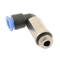 IQS Mini L - Steckverschraubung lang Außengewinde M3 – 1/8“ Winkelsteckanschluss