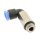 IQS Mini L - Steckverschraubung lang Außengewinde M3 – 1/8“ Winkelsteckanschluss