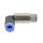 IQS Mini L - Steckverschraubung lang Außengewinde M3 – 1/8“ Winkelsteckanschluss
