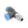 IQS Mini LE - Steckverschraubung Außengewinde M3 – 1/8“ LE-Steckanschluss