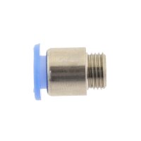 IQS Mini gerade Steckverschraubung mit Feingewinde M 6 x 0 ,75 -  M 8 x 0 ,75