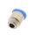IQS Mini gerade Steckverschraubung mit Feingewinde M 6 x 0 ,75 -  M 8 x 0 ,75