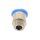 IQS Mini gerade Steckverschraubung mit Feingewinde M 6 x 0 ,75 -  M 8 x 0 ,75