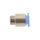 IQS Mini gerade Steckverschraubung mit Feingewinde M 6 x 0 ,75 -  M 8 x 0 ,75