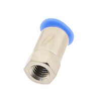 IQS Mini gerade Steckverschraubung Innengewinde M3 - M5 gerader Steckanschluss