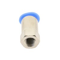 IQS Mini gerade Steckverschraubung Innengewinde M3 - M5 gerader Steckanschluss