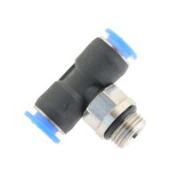 IQS Mini TE - Steckverschraubung mit Außengewinde M3 – 1/8“ T-Stück