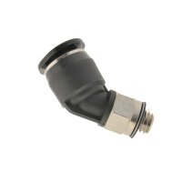 IQS Mini 45° Steckverschraubung Außengewinde M3 – R 1/8“ gerader Steckanschluss