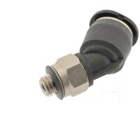 IQS Mini 45° Steckverschraubung Außengewinde M3 – R 1/8“ gerader Steckanschluss
