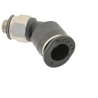 IQS Mini 45° Steckverschraubung Außengewinde M3 – R 1/8“ gerader Steckanschluss