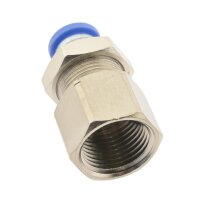 IQS Schott - Steckverschraubung mit zylindrischem Innengewinde G 1/8"  - G 1/2"