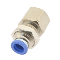 IQS Schott - Steckverschraubung mit zylindrischem Innengewinde G 1/8"  - G 1/2"