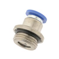 IQS gerade Steckverschraubung zylindrischem Gewinde M5  - G 1/2" runder Körper