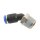IQS 45° Winkel - Steckverschraubung mit Außengewinde M5 - R 1/2" IQS Standard