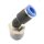 IQS 45° Winkel - Steckverschraubung mit Außengewinde M5 - R 1/2" IQS Standard