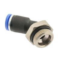 IQS 45° Winkel - Steckverschraubung zylindrischem Außengewinde G 1/8“ - G 1/2"