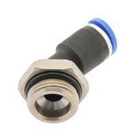 IQS 45° Winkel - Steckverschraubung zylindrischem Außengewinde G 1/8“ - G 1/2"