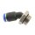 IQS 45° Winkel - Steckverschraubung zylindrischem Außengewinde G 1/8“ - G 1/2"