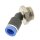 IQS 45° Winkel - Steckverschraubung zylindrischem Außengewinde G 1/8“ - G 1/2"