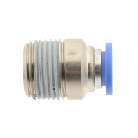IQS gerade Steckverschraubung mit Außengewinde M3 - R 1/2" mit Innensechskant