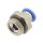 IQS gerade Steckverschraubung mit zylindrischem Außengewinde G 1/8“ - G 1/2"