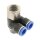 IQS Y-Steckverschraubung mit Innen- und Außengewinde M5 - R 1/2" IQS-Standard