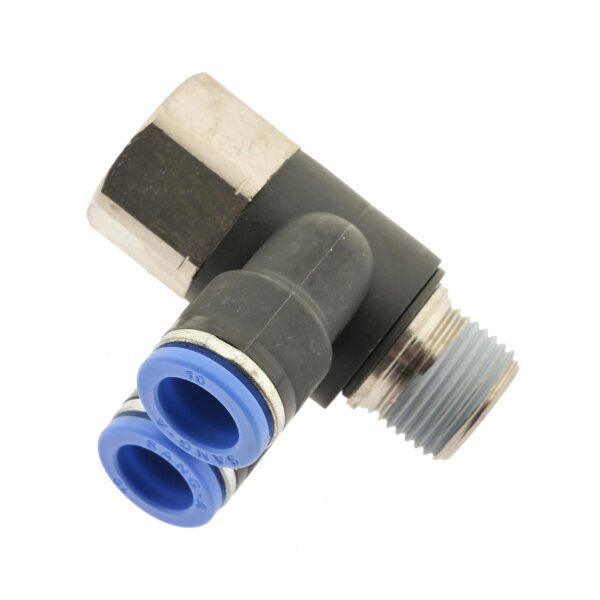 IQS Y-Steckverschraubung zylindrischem Innen- und Außengewinde G 1/8“ - G 1/2"