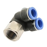 IQS Y-Steckverschraubung zylindrischem Innen- und Außengewinde G 1/8“ - G 1/2"
