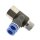IQS Y-Steckverschraubung zylindrischem Innen- und Außengewinde G 1/8“ - G 1/2"