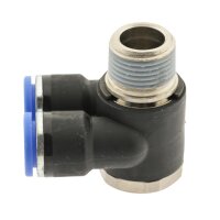 IQS Y Winkel-Steckverschraubung mit Außensechskant und Außengewinde M5 - R 1/2"