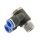 IQS Y Winkel-Steckverschraubung mit Außensechskant und Außengewinde M5 - R 1/2"