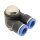 IQS Y Winkel-Steckverschraubung zylindrischem Gewinde M5 - R 1/2" Außensechskant