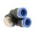 IQS Y Winkel-Steckverschraubung zylindrischem Gewinde M5 - R 1/2" Außensechskant