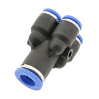 IQS Mehrfachverteiler 4 Fach Steckanschluss reduzierend Durchmesser 6 - 8 mm
