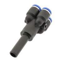 IQS Mehrfachverteiler Stecknippel 4 Fach Steckanschluss reduzierend Ø 6 - 8 mm