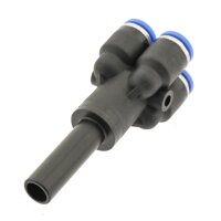 IQS Mehrfachverteiler Stecknippel 4 Fach Steckanschluss reduzierend Ø 6 - 8 mm