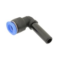 IQS Mini L – Winkel – Steckverbindung mit Stecknippel Durchmesser 3 - 6 mm 90°