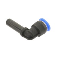 IQS Mini L – Winkel – Steckverbindung mit Stecknippel Durchmesser 3 - 6 mm 90°