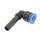 IQS Mini L – Winkel – Steckverbindung mit Stecknippel Durchmesser 3 - 6 mm 90°