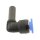 IQS Mini L – Winkel – Steckverbindung mit Stecknippel Durchmesser 3 - 6 mm 90°