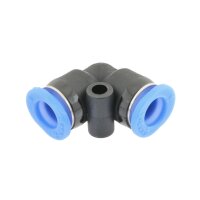 IQS Mini Winkel – Steckverbindung L - Steckverbindung Steckanschluss Ø: 3 – 6 mm