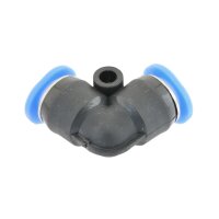 IQS Mini Winkel – Steckverbindung L - Steckverbindung Steckanschluss Ø: 3 – 6 mm