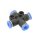 IQS Mini X – Steckverbindung Kreuz - Steckanschluss Ø: 3 – 6 mm Pneumatik