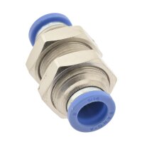 IQS Schott - Steckverbindung aus Messing vernickelt Steckanschluss Ø 4 – 12 mm