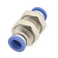 IQS Schott - Steckverbindung aus Messing vernickelt Steckanschluss Ø 4 – 12 mm