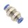 IQS Schott - Steckverbindung aus Messing vernickelt Steckanschluss Ø 4 – 12 mm
