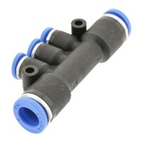 IQS T - Mehrfachverteiler mit 3 reduzierten Abgängen Ø: 4 – 10 mm Pneumatik